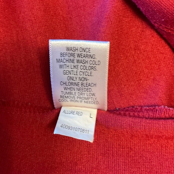 Croft & Barrow Rich Red Long Sleeve Dress - Picture 7 of 7